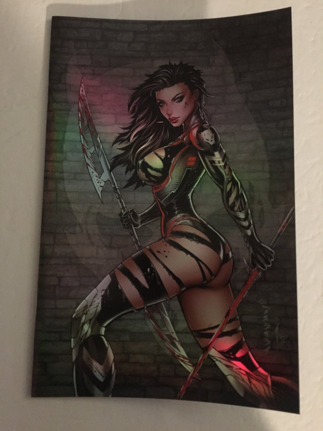2020 Absolute Comics I Make Boys Cry Izik Bell Virgin Metallic Ink Foil Variant