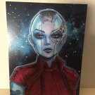 Marvel Comics Guardians of the Galaxy Nebula 5''x7'' Mini Print Signed by Artist Marvel Comics Guardians of the Galaxy Nebula 5''x7'' Mini Print Signed by Artist