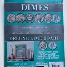 NEW Whitman Deluxe Dime 8'' x 10'' Board for Collection Key Dates Dimes