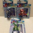 NEW PJ Masks Three Team Figures with Bonus Mini Cards - Catboy Gekko Owlette