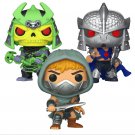 NEW 2025 Turtles of Grayskull He-Man, Skeletor & Shredder Funko Pop Figures
