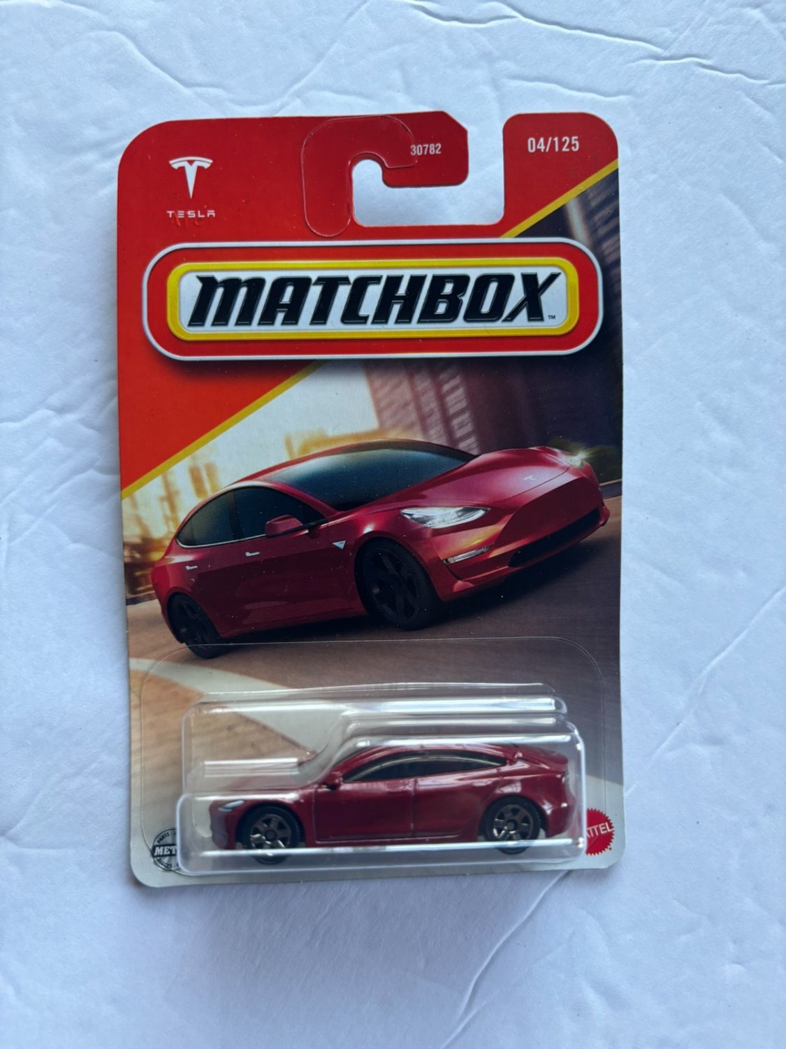 NEW Matchbox Tesla Model 3 Car 4/125