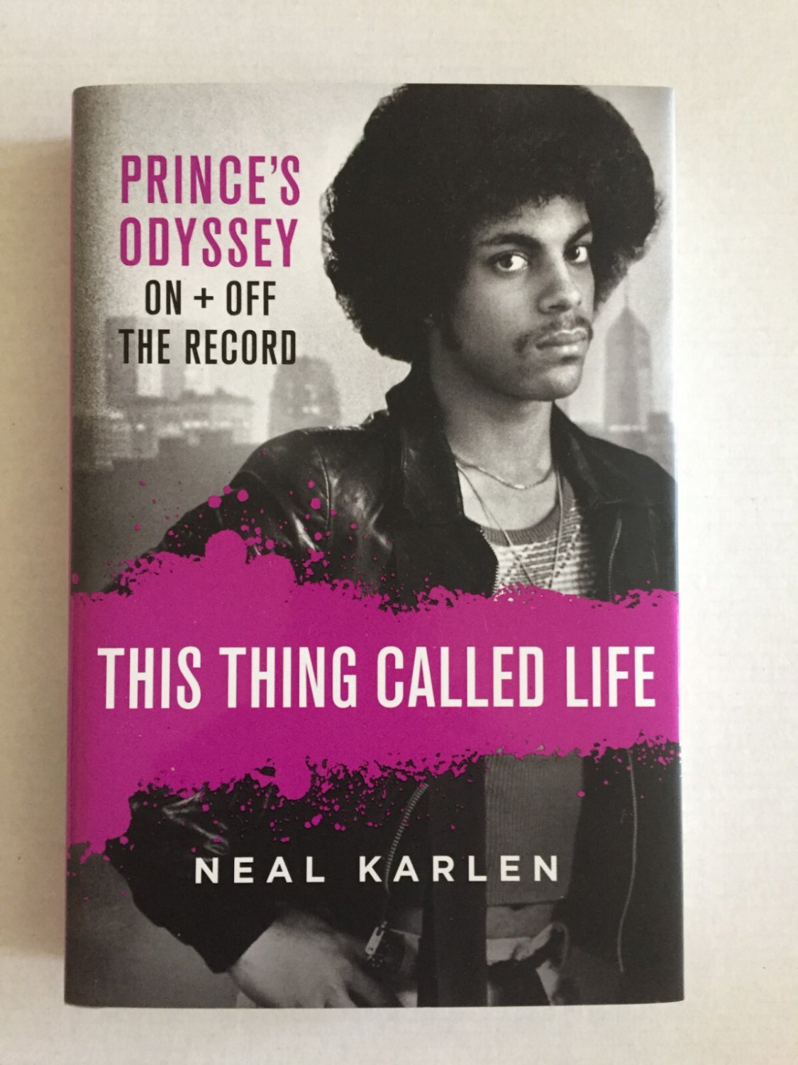 New Prince's Odyssey On + Off The Record This Thing Called Life Hardcover Book