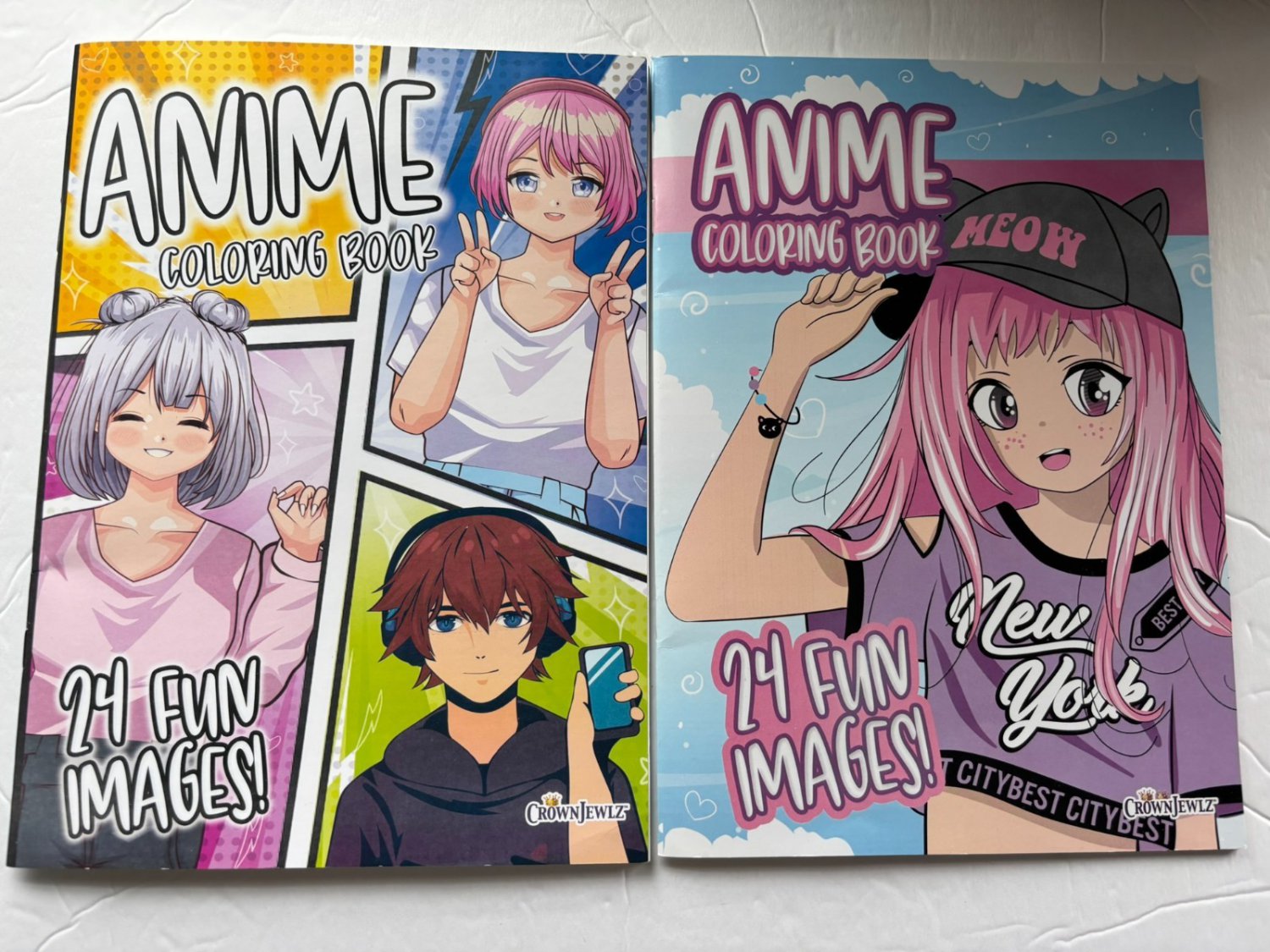 NEW Anime Coloring Books