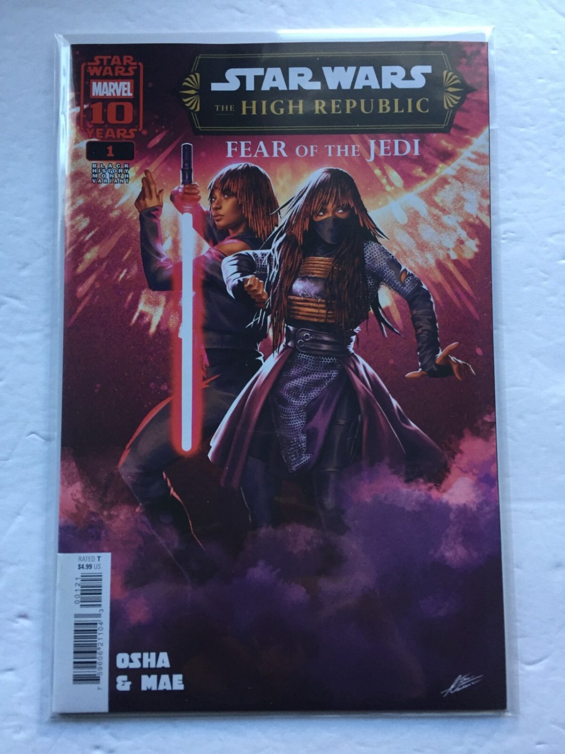 2025 Marvel Comics Star Wars The High Republic Fear of the Jedi Cover A #1