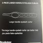 NEW Brookstone 2-Pack Large Handle Eyelash Curler Set