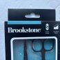 NEW Brookstone 2-Pack Pointed Tip Grooming Scissors