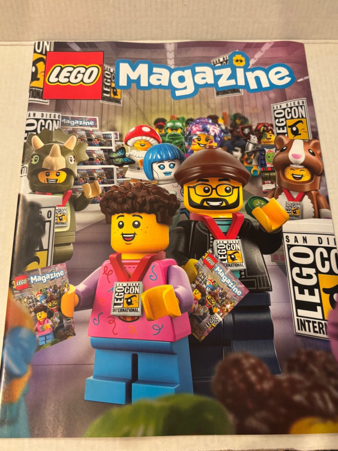 2025 San Diego Comic Con Lego Con Cover Promo Magazine