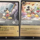 Disney Lorcana Mickey Mouse Cards #188 & #176