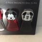 NEW Disney Mickey Mouse 3 Pack Magnetic Bag Clips
