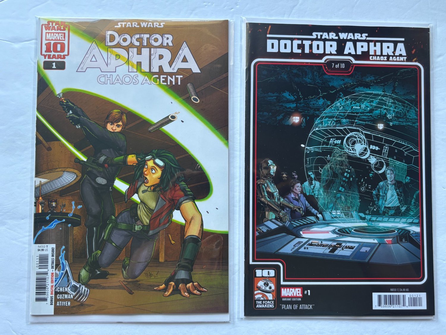 2025 Marvel Comics Star Wars Doctor Aphra Chaos Agent Cover A & Variant #1