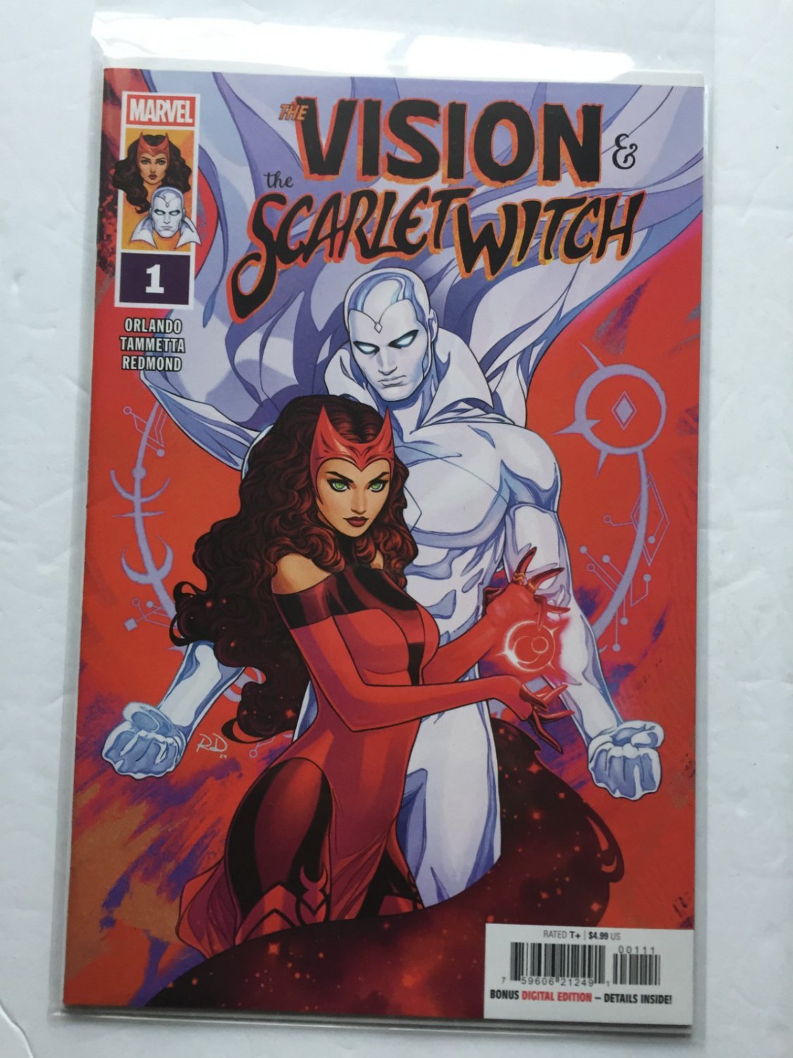 2025 Marvel Comics Vision & Scarlet Witch Cover A #1