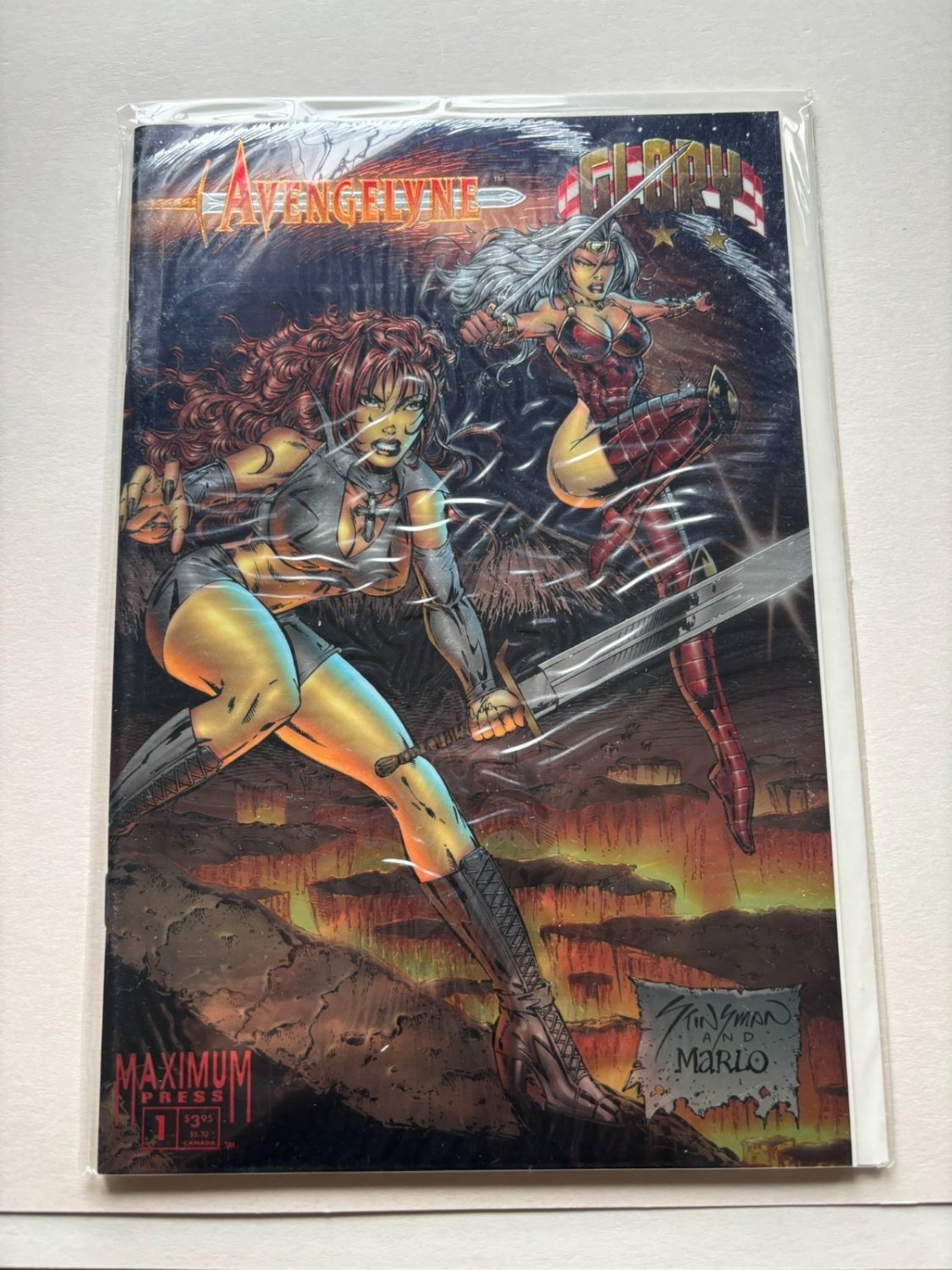 1995 Maximum Comics Avengelyne/Glory Foil Variant #1