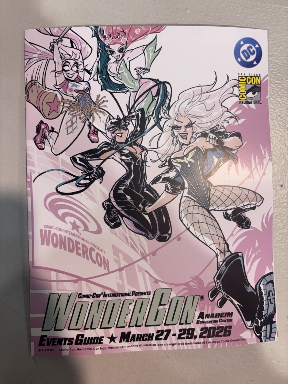 2026 Wondercon Comic Convention Program - Gotham City Sirens Cover