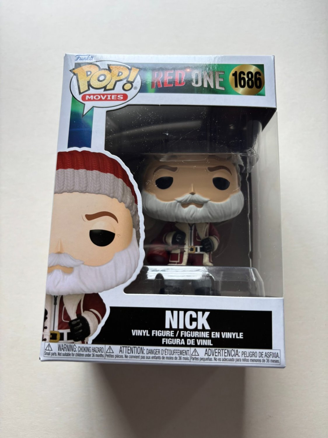 NEW Red One Nick (Santa Clause) Funko Pop Figure #1686