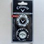 NEW Callaway Golf Dual-Mark Poker Chip Golf Ball Marker - 2-Pack
