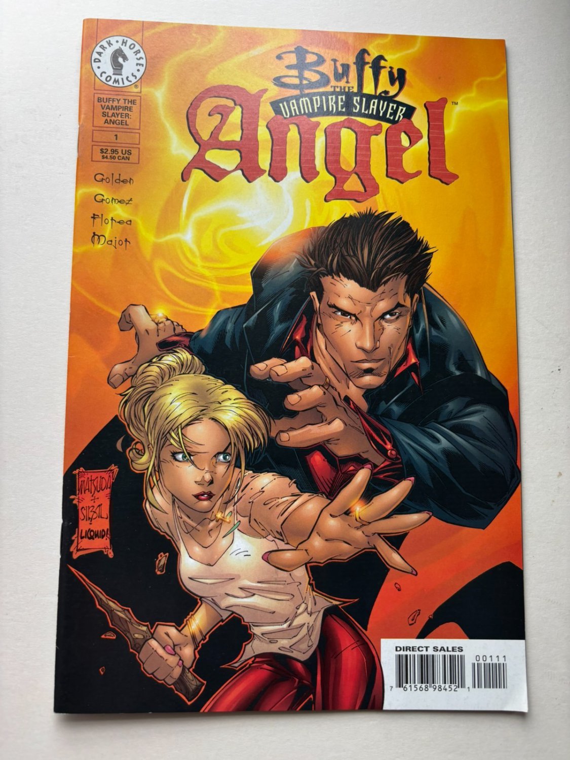 1999 Dark Horse Comics Buffy the Vampire Slayer Angel #1