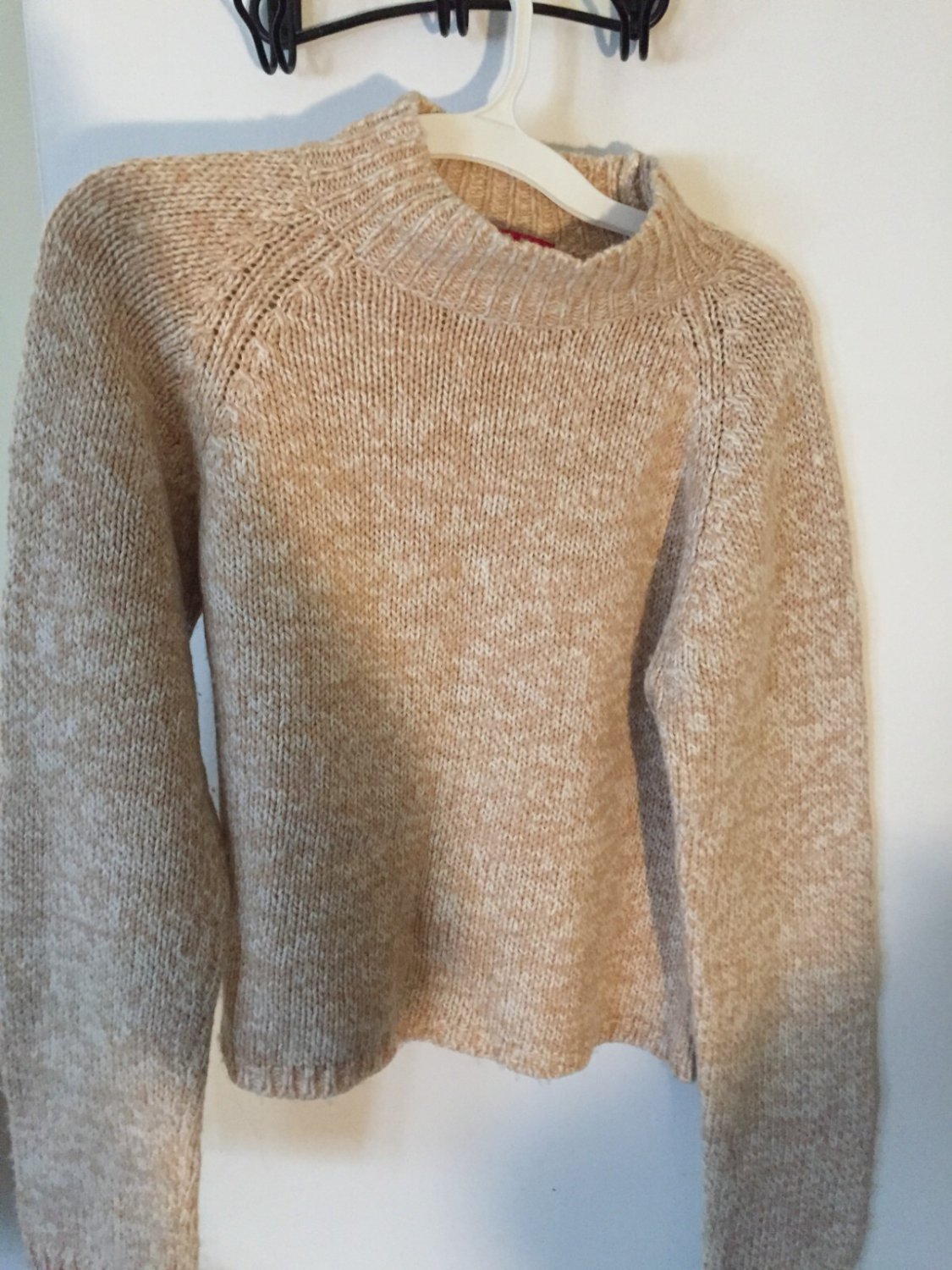 Preowned Esprit Woman's Tan Medium Light Sweater Top
