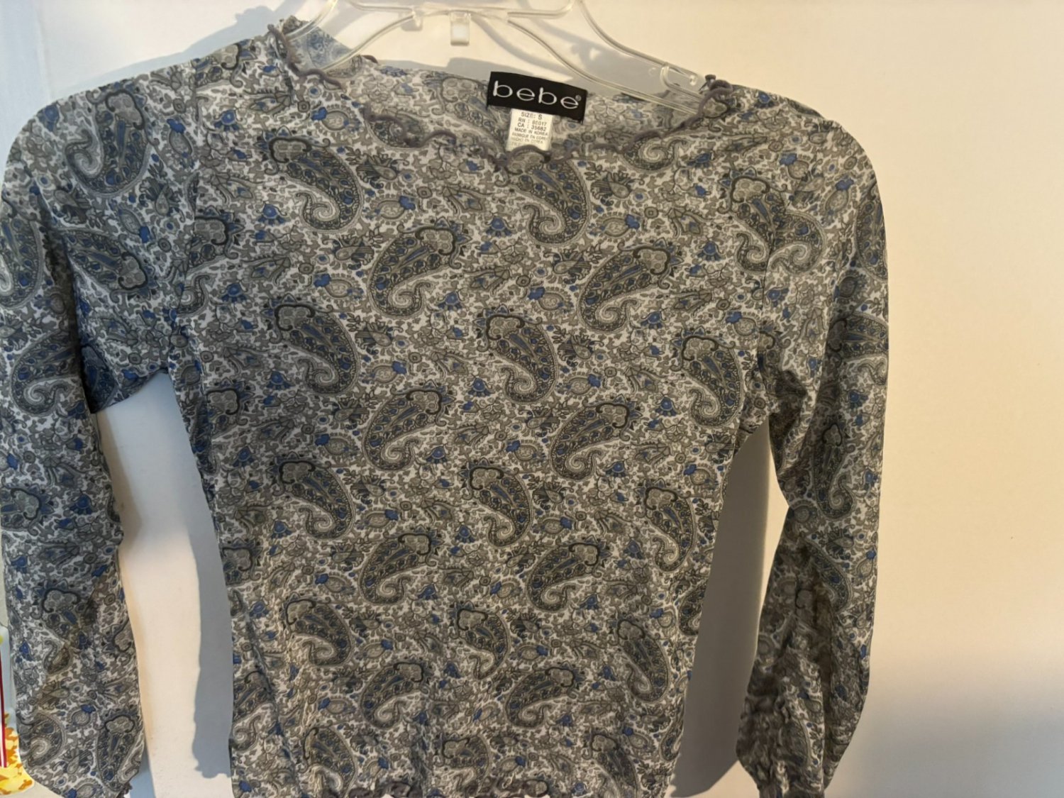 Preowned Bebe Small Women's Tight Shirt