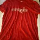 Preowned Official GAP James Joyce Guitar Men's Medium Red T-Shirt