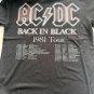 NEW Boys' AC/DC 1981 Tour Front Large (10/12) Short Sleeve Graphic T-Shirt