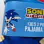 NEW Sonic the Hedgehog Long Sleeve Top and Pants, 2-Piece Large (10/12) Pajama