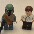 Official LEGO Star Wars Boba Fett & Han Solo MiniFigures Official LEGO Star Wars Boba Fett & Han Solo MiniFigures