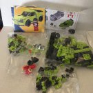 NEW Make It Blocks Green Race Car with Racing Figure Set - 214 pieces (out of