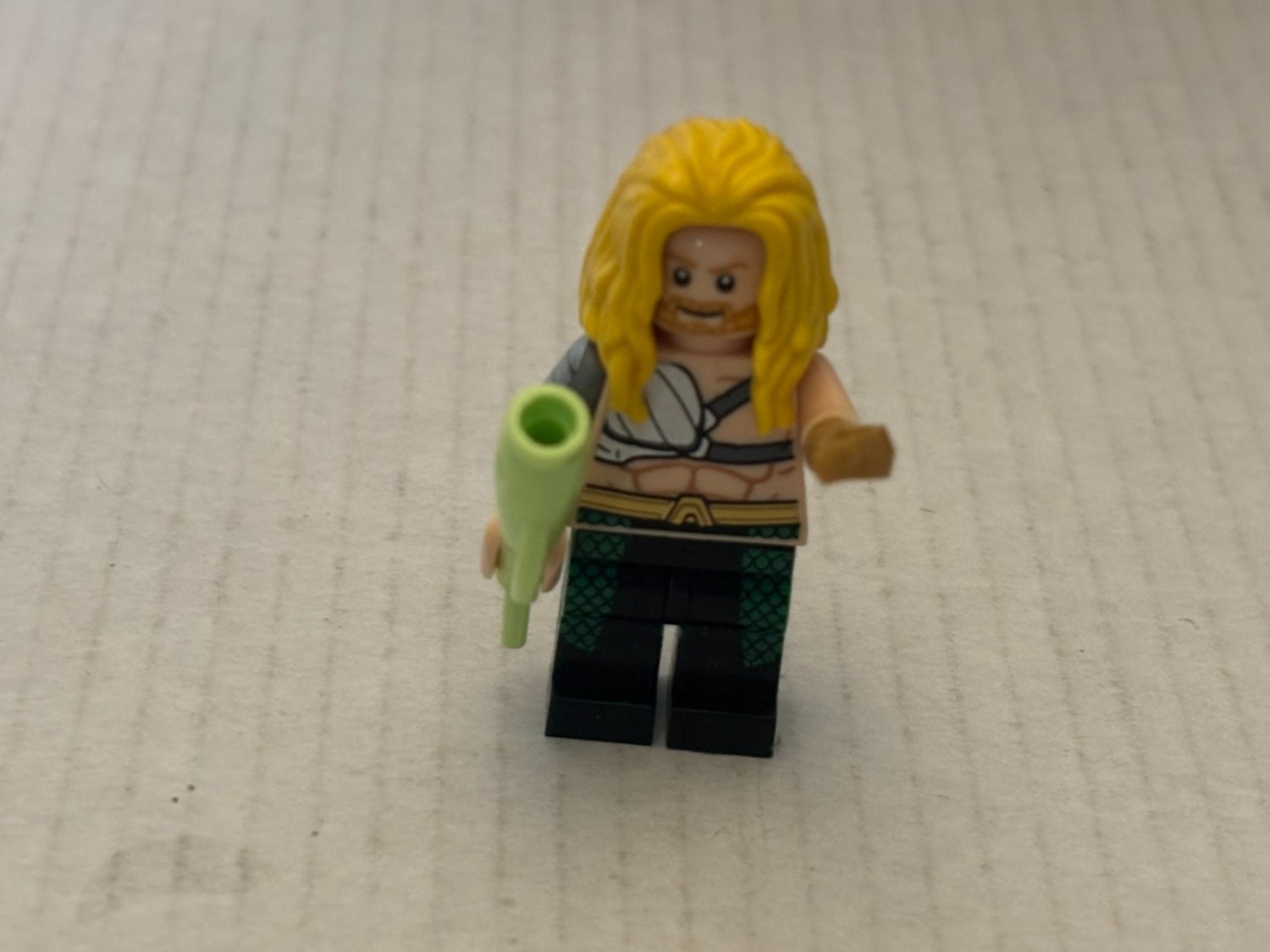 Official LEGO DC Comics Aquaman with Hook Hand MiniFigure