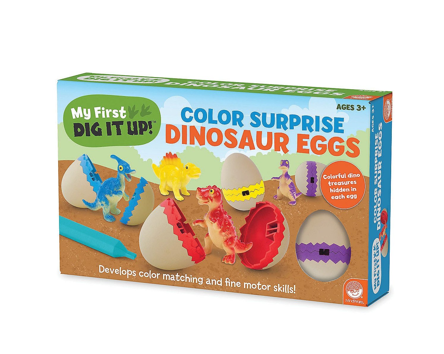 Mindware My First Dig It Up! Color Surprise Dinosaur Eggs