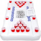 Gopong Original Pool Party Barge Floating Beer Pong Table with Cooler