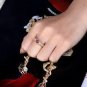 Natural Ruby Ring Wedding Anniversary Diamond Solid 14Kt Yellow Gold Genuine Gemstone Jewelry