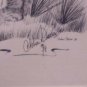 Framed/Signed Sketch by Chebon Dacon 21 X 27