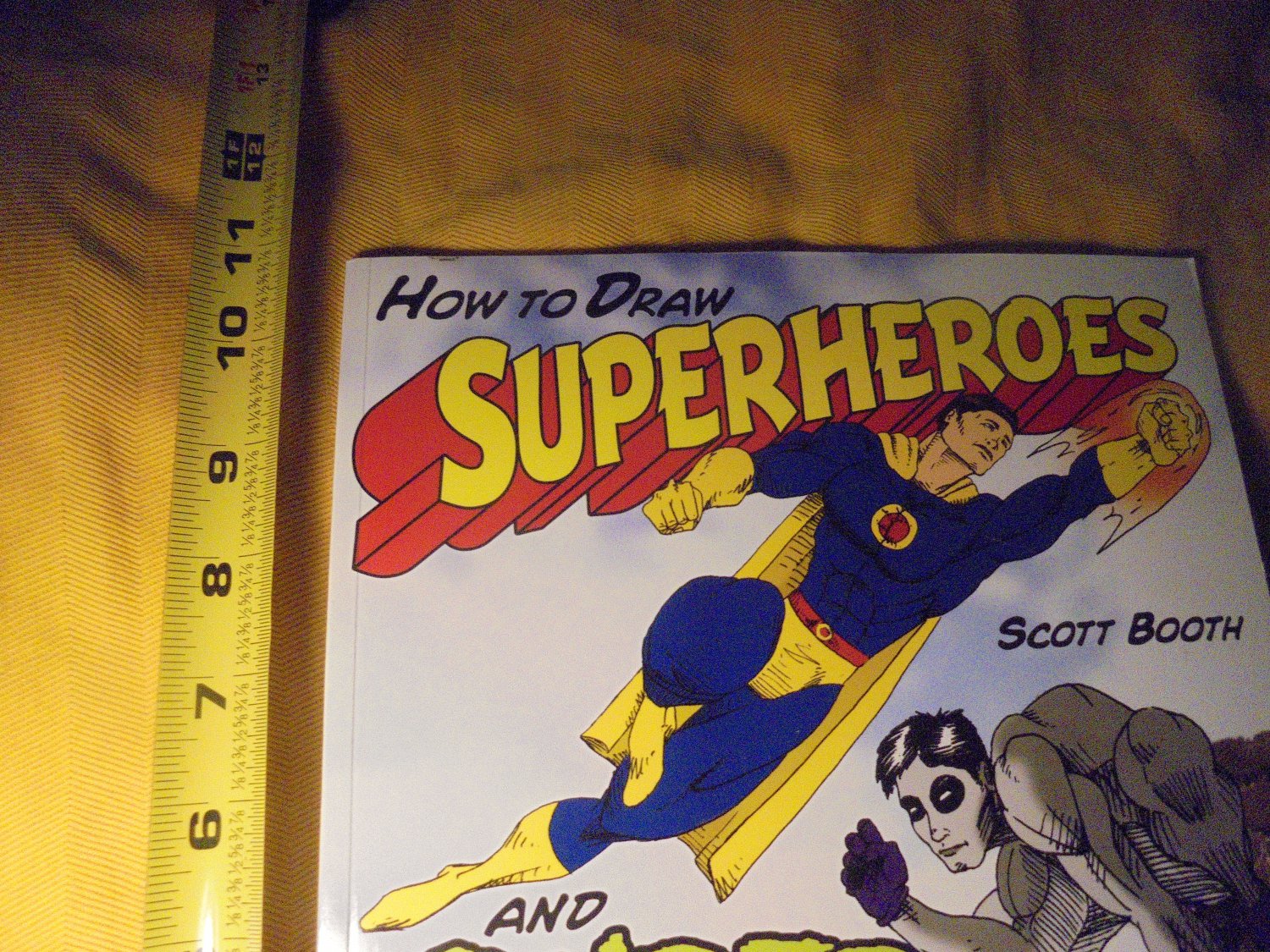 HOW To Draw SUPERHEROES by Scott Booth Softcover Book * 2003! 5.00!!