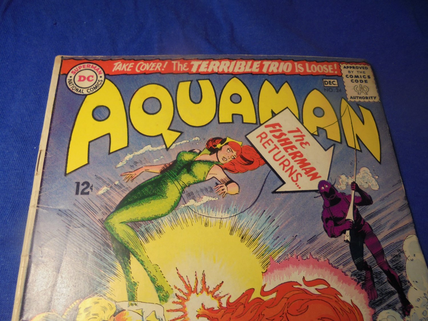 AQUAMAN # 24 * Nov.-Dec. 1966 * DC Comics *  Nick Cardy Art!!   $12.00