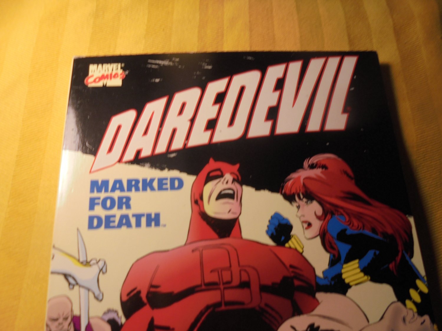 DAREDEVIL: MARKED FOR DEATH Trade Paperback, Marvel Comics, 1st Printing, March 1990!! $15.00!