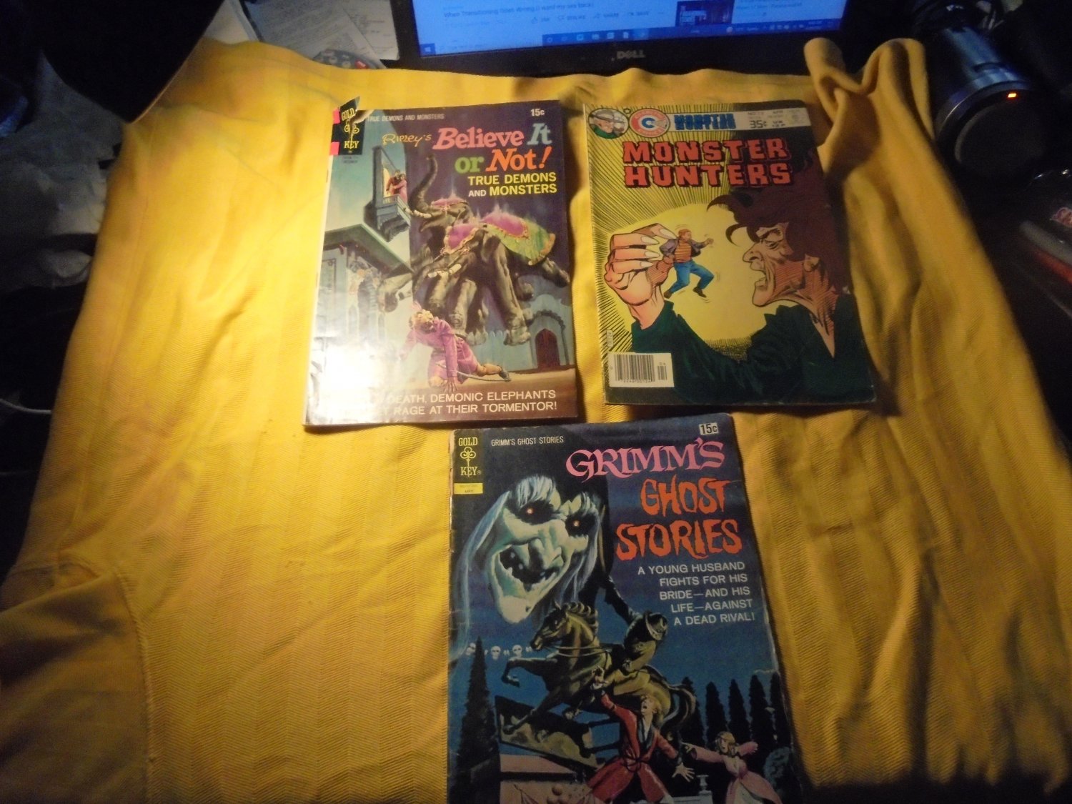 1970's HORROR COMICS LOT!!  Grimm's! Ripley's! Monsters! $15.00 obo!!