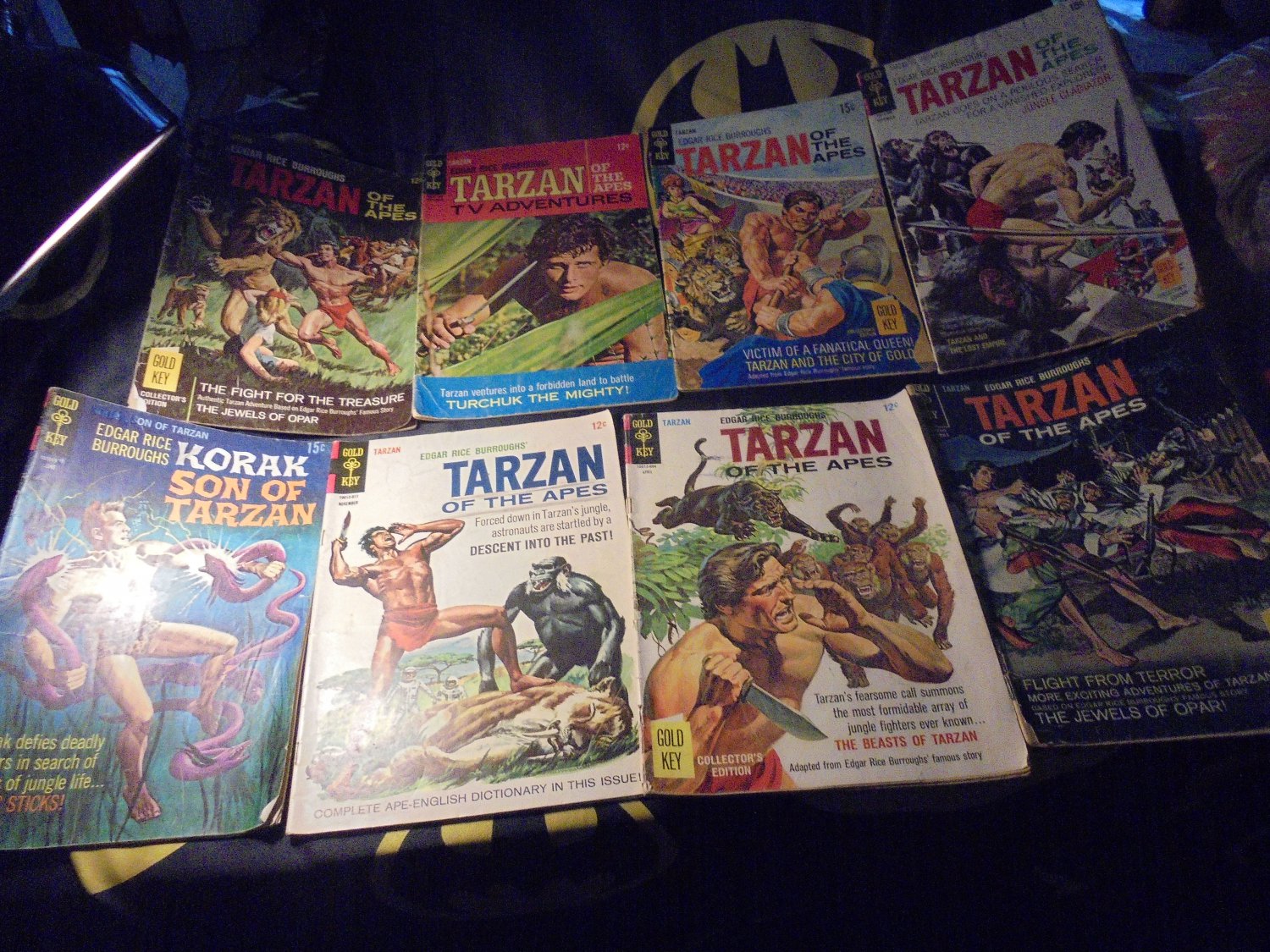 TARZAN SILVER AGE LOT!! 1965-1970! Gold Key Comics! $25.00!