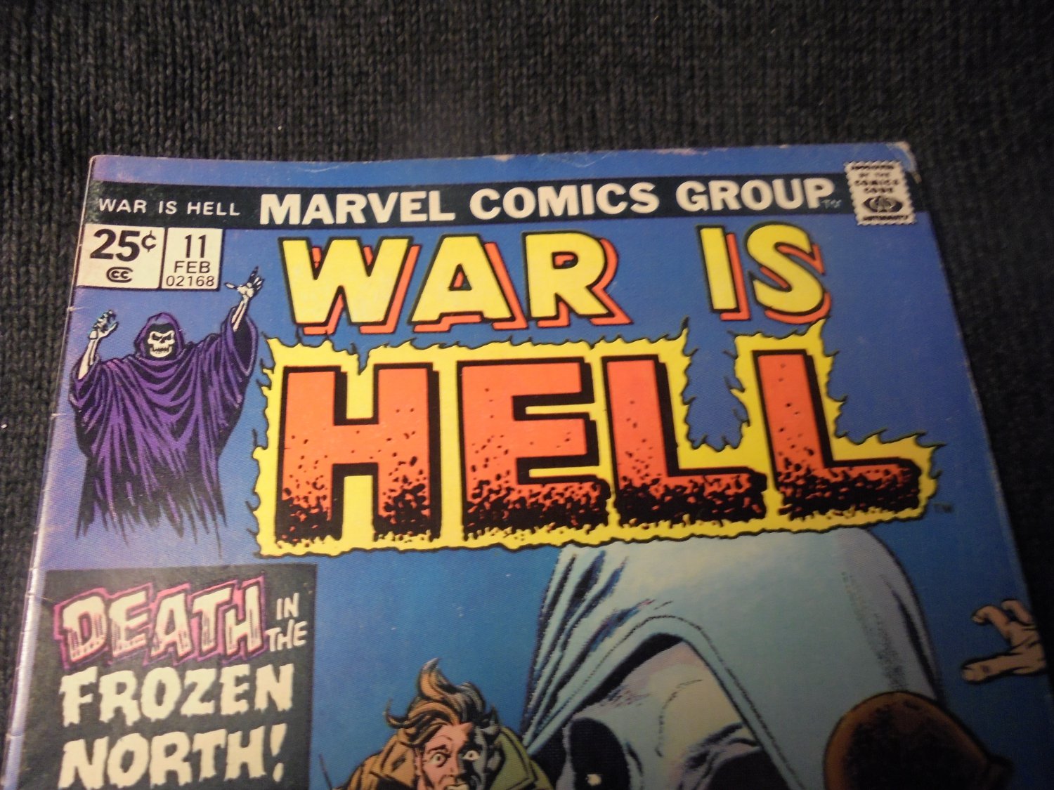 WAR IS HELL # 11 - 3rd DEATH App.! Marvel Comics - Feb. 1975!! $11.00