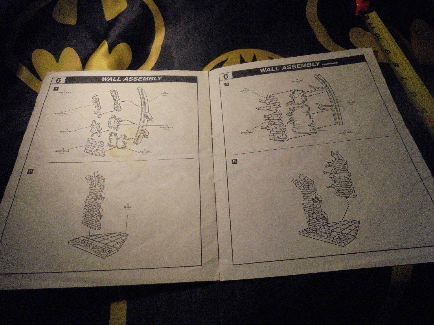 1999 Original Revell SUPERMAN MODEL KIT Instructions, Revell Models! 4.00