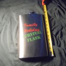 GIANT 12" tall and 6 1/2" wide "FAMILY HOLIDAY SURVIVAL FLASK"! Wembco Products! $20.00