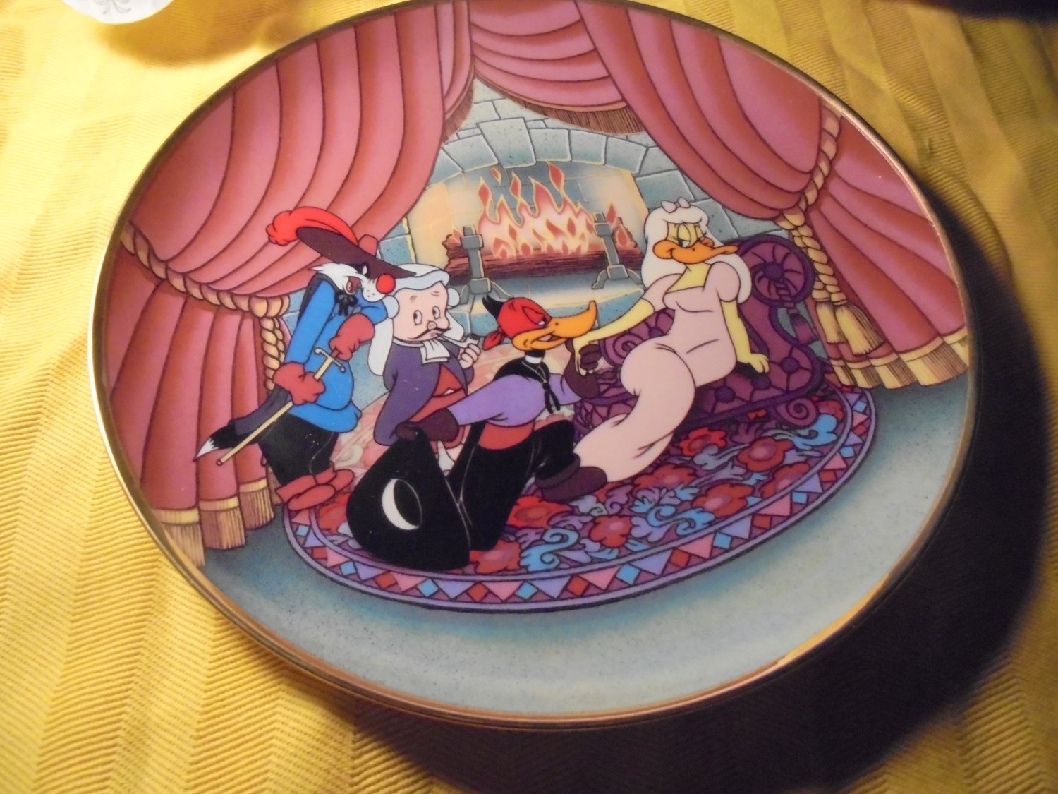 Limited Edition 1993 WARNER BROS. "Scarlet Pumpernickel" Collector Plate!! $25.00 SHIPPED!