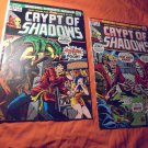 Marvel Comics CRYPT OF SHADOWS Issues 2 & 3, 1973, Marvel Comics!  $15.00 OBO!