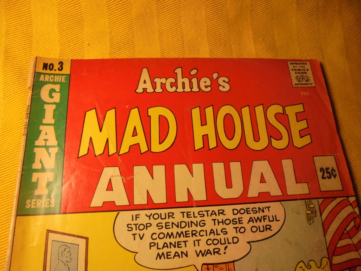 1st SABRINA The Teenage Witch!! Archie's Mad House Annual # 3 * 1965/66 * FN * $75.00 obo!!