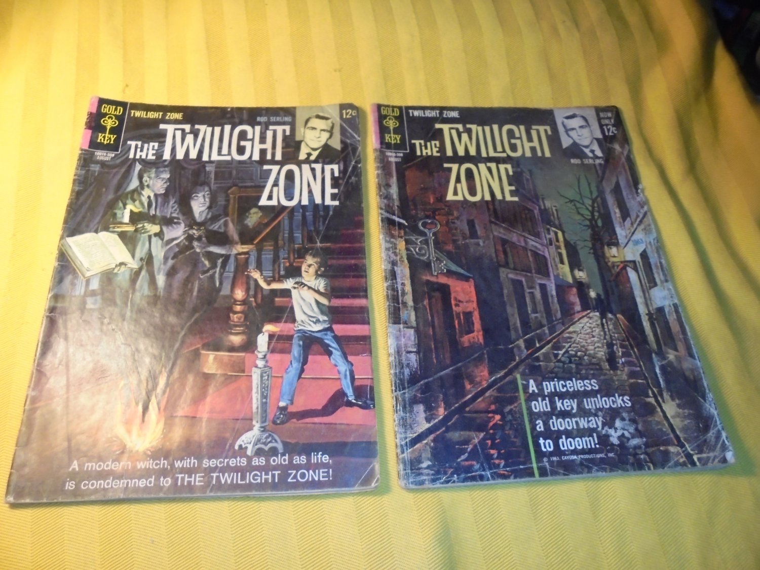 THE TWILIGHT ZONE, Issues 4, and 12, 1963 and 1965, Both GD! $14.00 obo!!