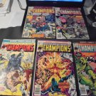 THE CHAMPIONS Bronze Age Lot, Marvel Comics, 1976 to 1978!! $25.00 obo!! These are worth $35.00