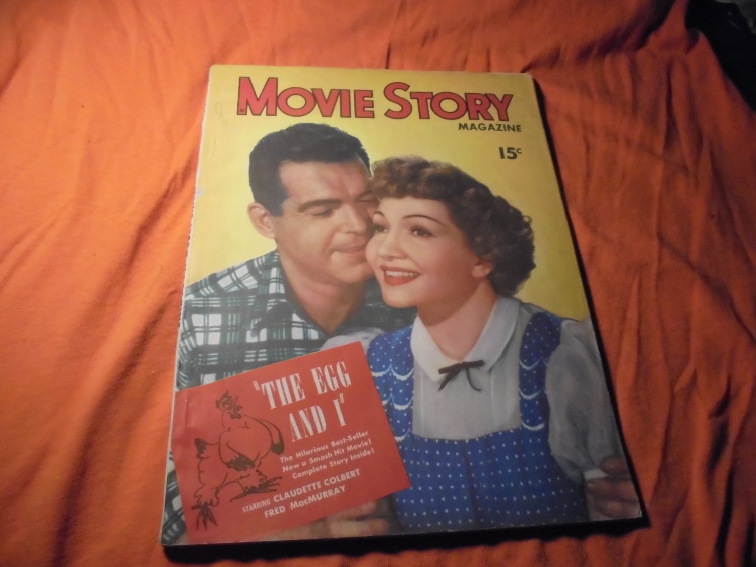 1947 "MOVIE STORY" MAGAZINE!! Hollywood Celebs! Vf/Nm! 25.00 obo!!