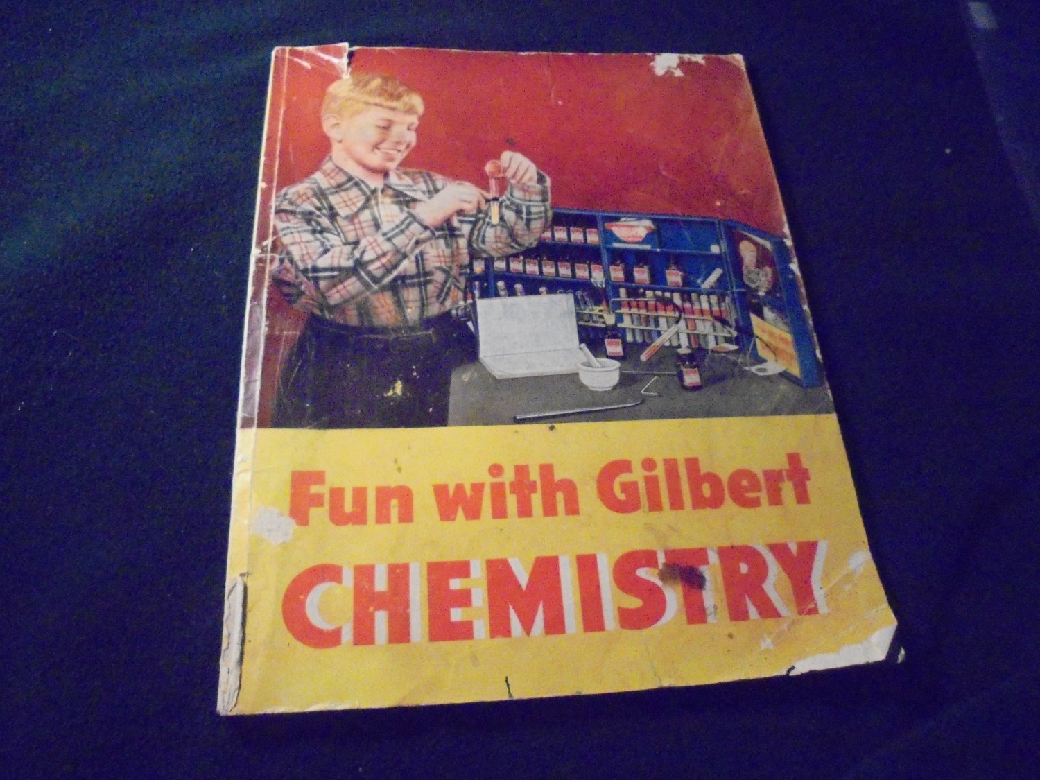 1946 Fun with Gilbert Chemistry Softcover Book! Many Experiments! $4.00 obo!