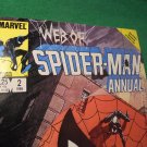 WEB of SPIDER-MAN ANNUAL # 2 * AUTOGRAPHED by Charles Vess * $25.00 obo!