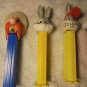 LOT of 8 Loose CHARACTERS Feeted PEZ Dispensers! $15.00 or Best Offer!!